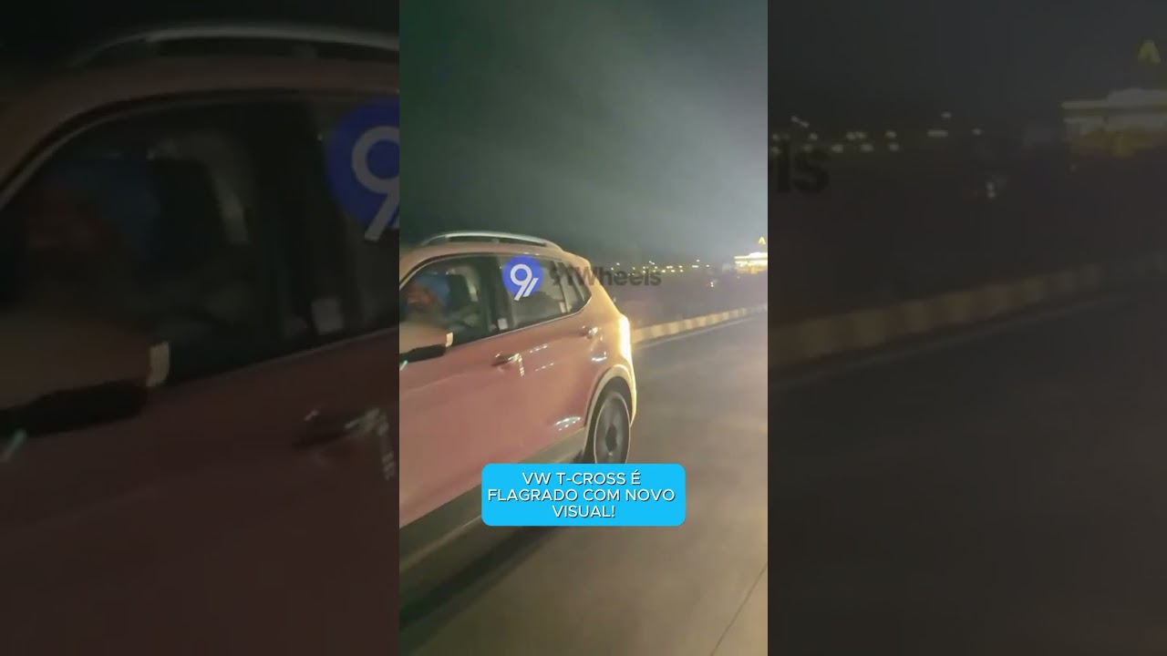 VW T-CROSS É FLAGRADO COM NOVO VISUAL!
