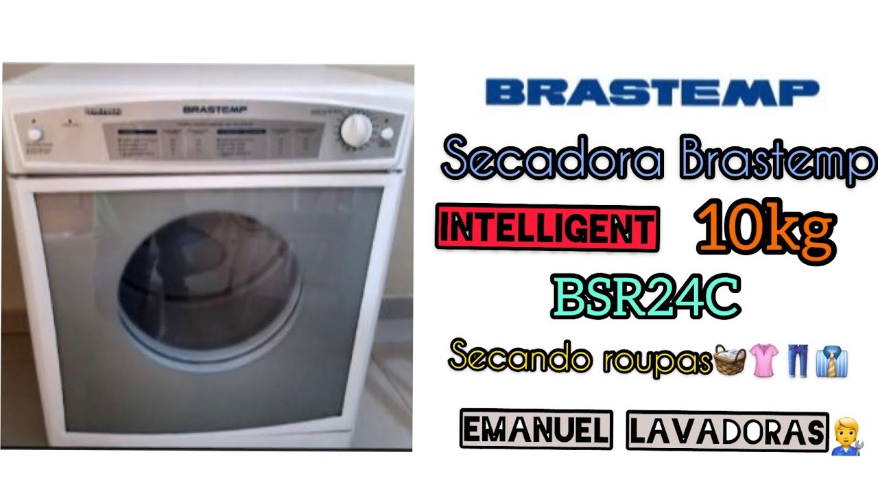 Secadora Brastemp intelligent 10kg (BSR24C) secando roupas de cama lavadas na bwl11 😍🥰✅🆙