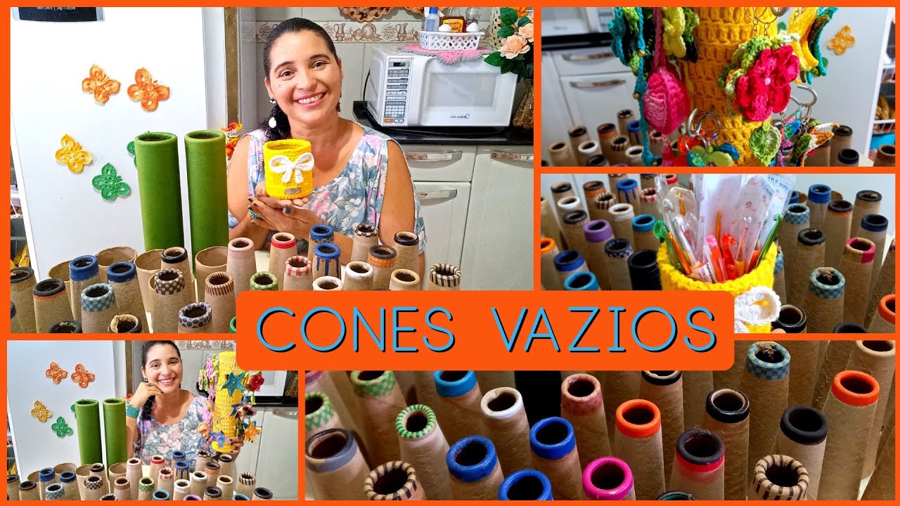 O que eu faço com os cones vazios/dicas maravilhosas e idéias geniais💡🤩🤩