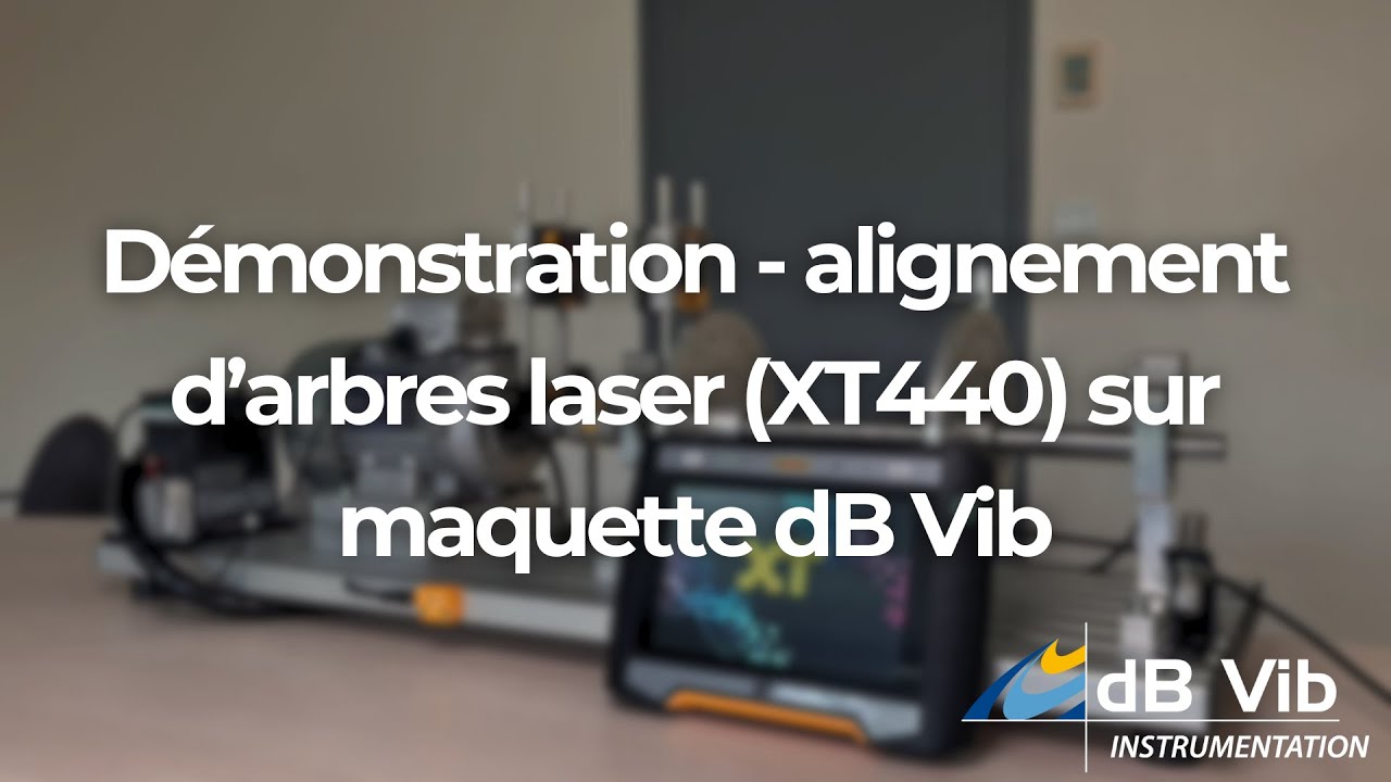 Démonstration Alignement d'arbres - système laser
