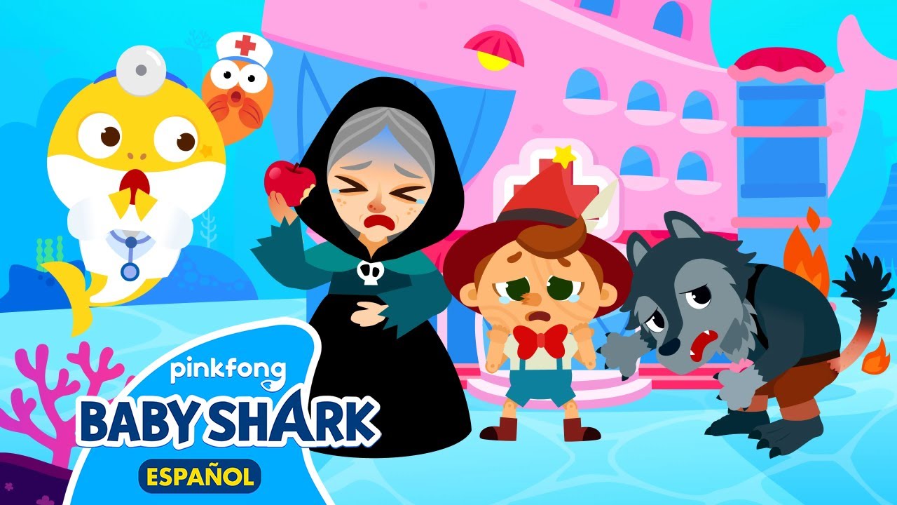 ¡Amigos de Cuentos de Hadas en el Hospital! | Tiburón Bebé Juego de Hospital | Baby Shark en español