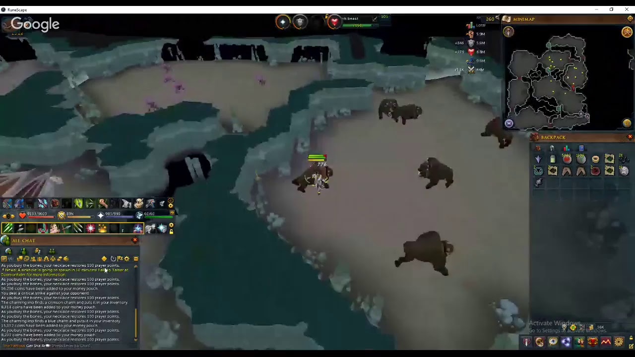 My First Look at Dark Beasts in Runescape
