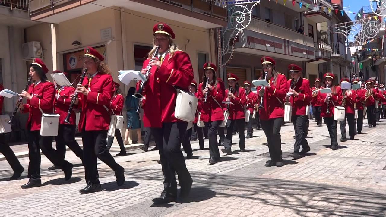 BANDA MUSICALE DI LIMINA RIPRESE DI TELECASAMIA
