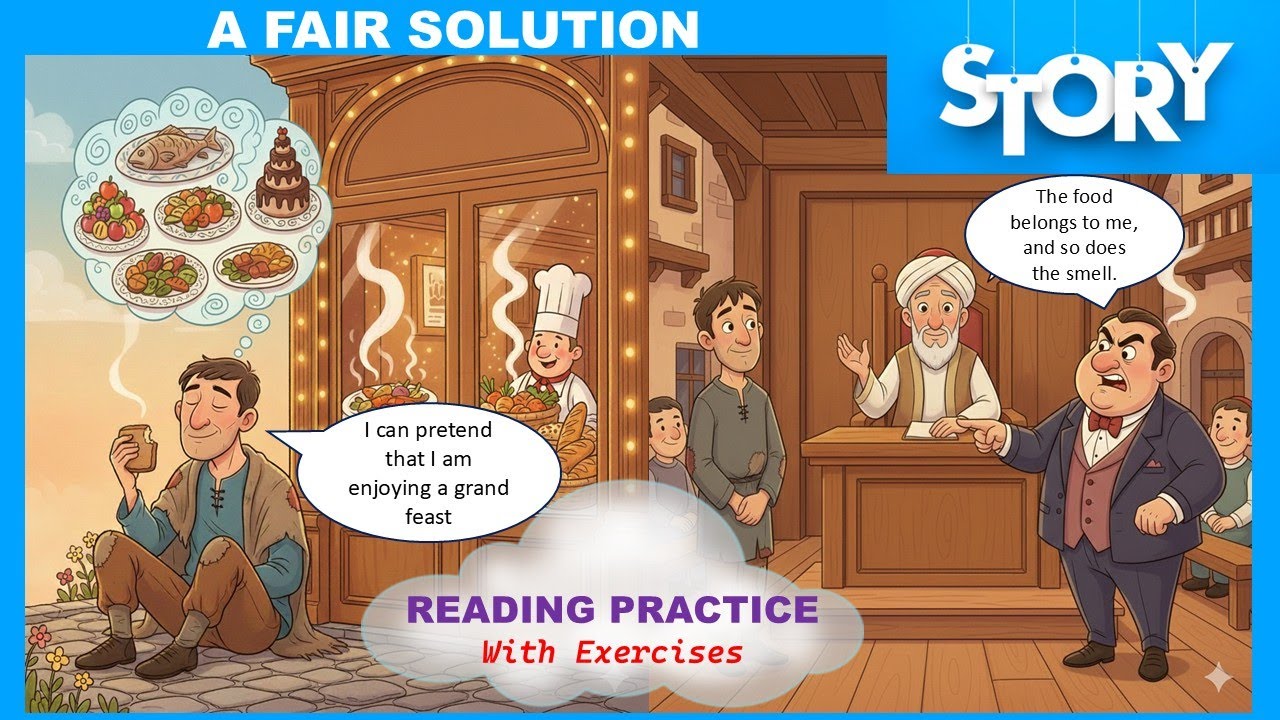 A Fair Solution — |Story Reading | Vocabulary and MCQs|