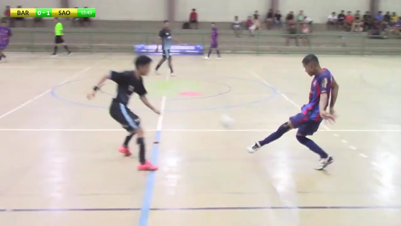 SÃO GONÇALO 4 X 4 BARÇA - FUTSAL