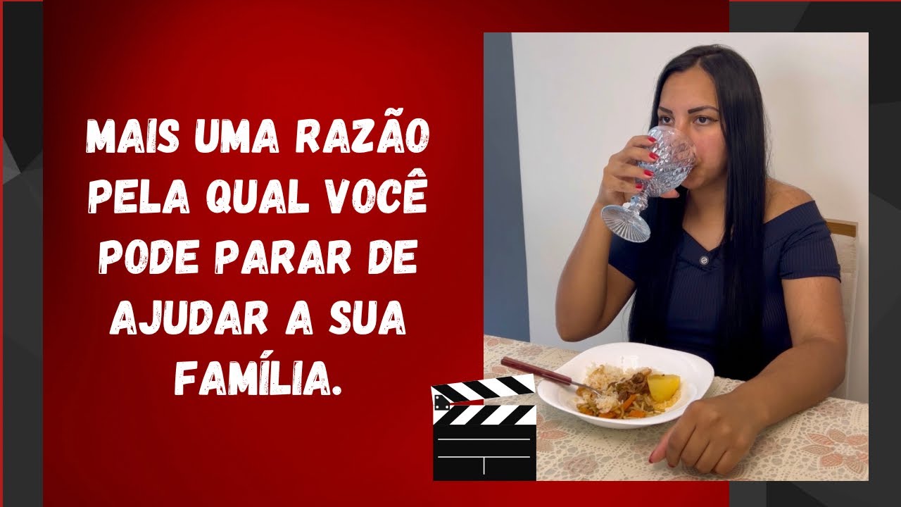 Mais uma razão pela qual você pode parar de ajudar a sua família.