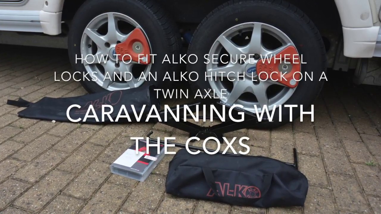 Fitting Alko Secure Wheel Locks to a Twin Axle Caravan