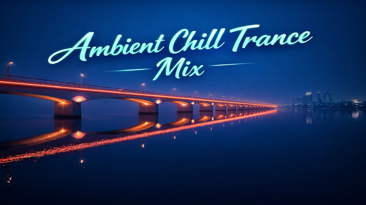 Neon Bridge Reflections | 2 Hours Smooth Ambient Chill Trance for Focus