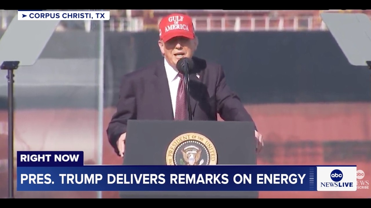 Pres. Trump delivers remarks on energy at Port of Corpus Christi, TX: LIVE