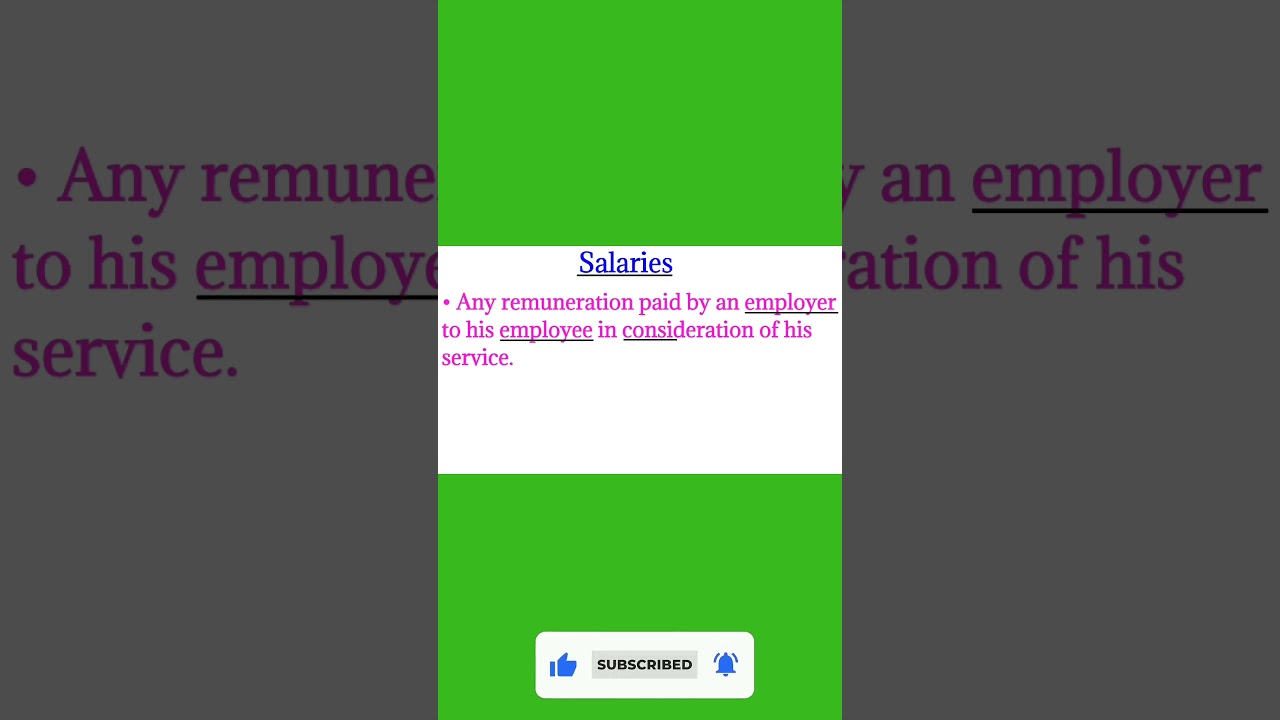 Income from salaries | Income tax | Definition of salaries | Meaning of salaries in income tax