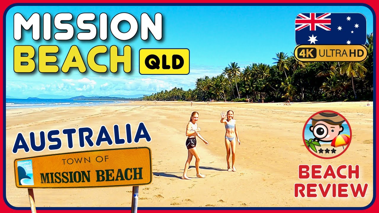 🇦🇺 Mission Beach (Jewel of Tropical Cassowary Coast!) 4K Walking Tour / Beach Walk & Review