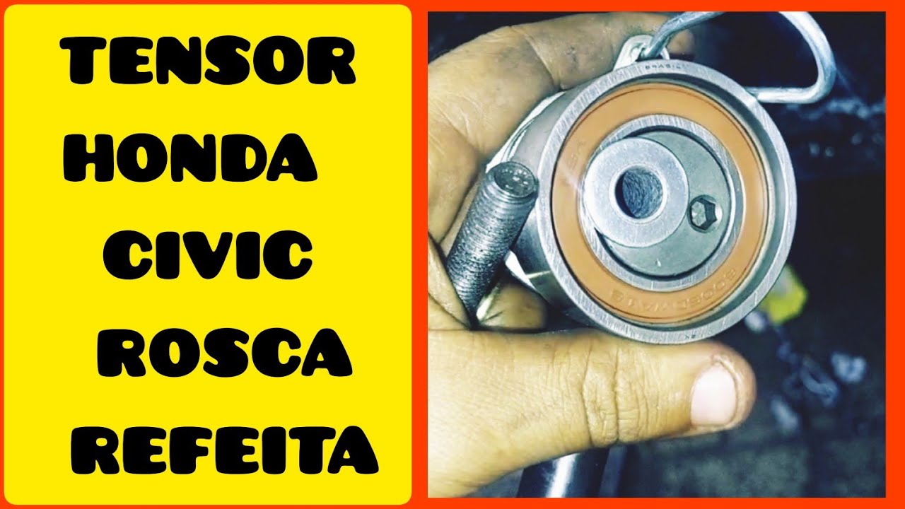 TENSOR do Honda Civic com rosca espanada , conferi a solução aqui !!!
