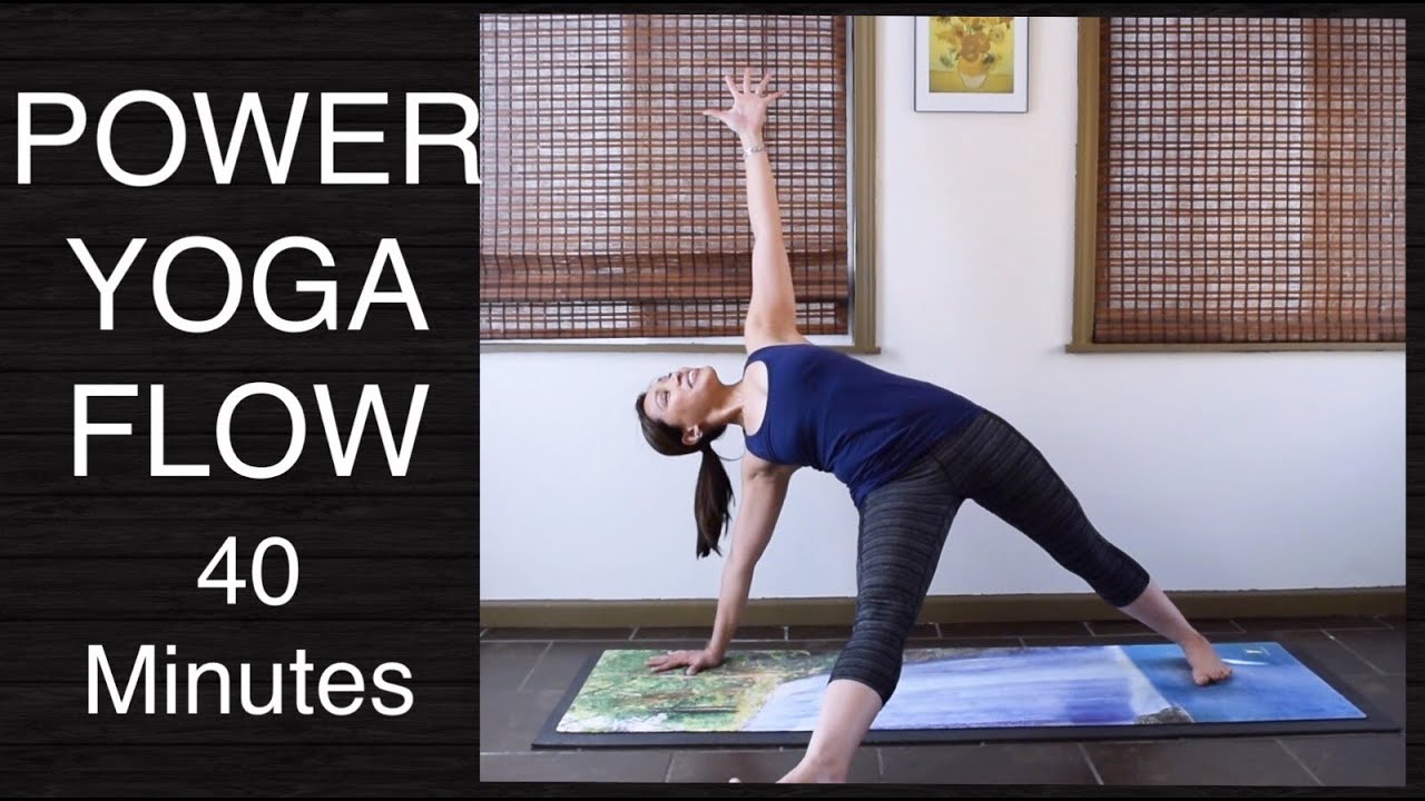 Power Vinyasa Flow Yoga Class  - 40 Minutes (Intermediate)