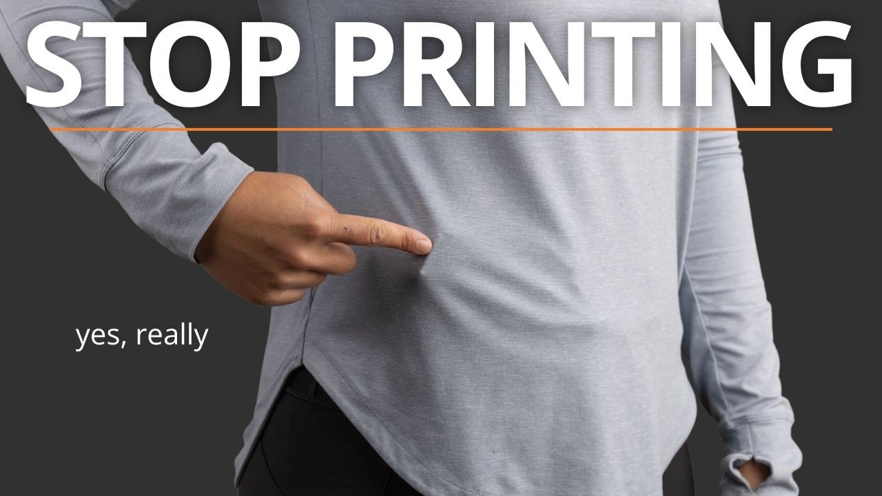 Poke and Check - How To Stop Printing