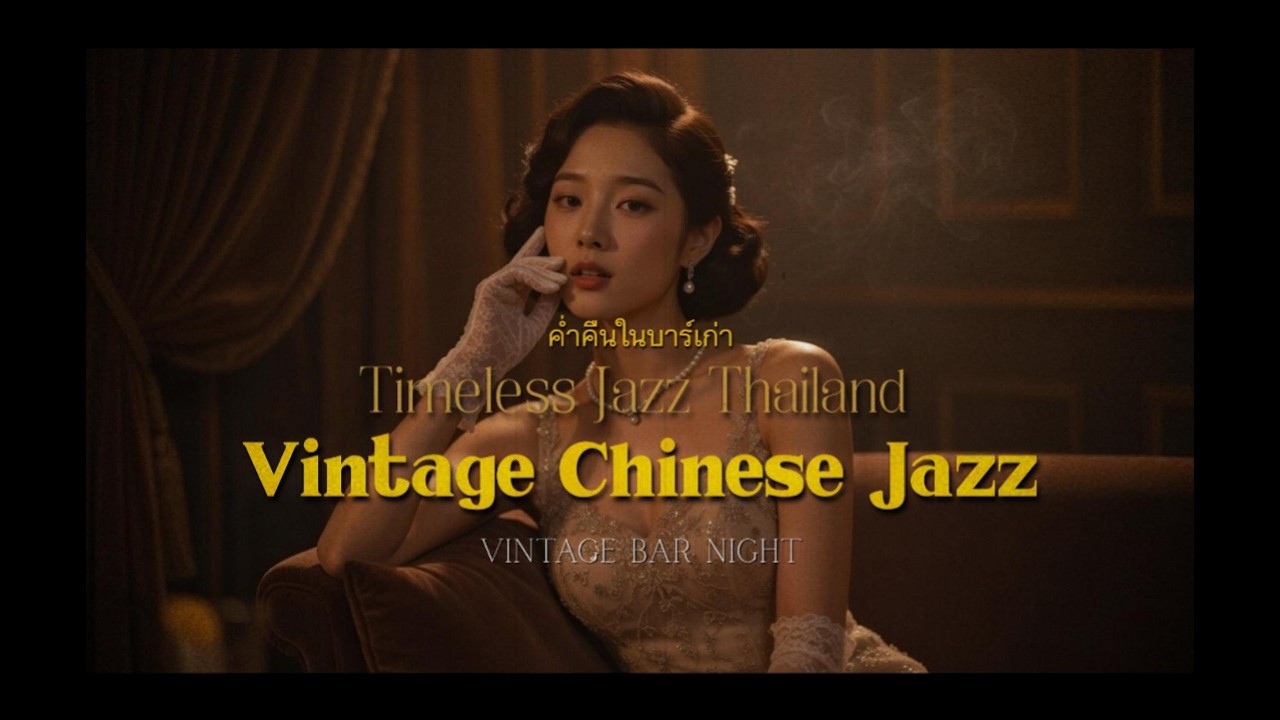เพลงแจ๊สจีน บรรยากาศบาร์วินเทจ | Chinese Retro Lounge Jazz