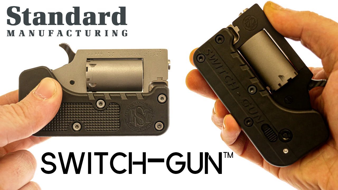 The Switch Gun&trade; .22WMR Folding Revolver IS HERE!