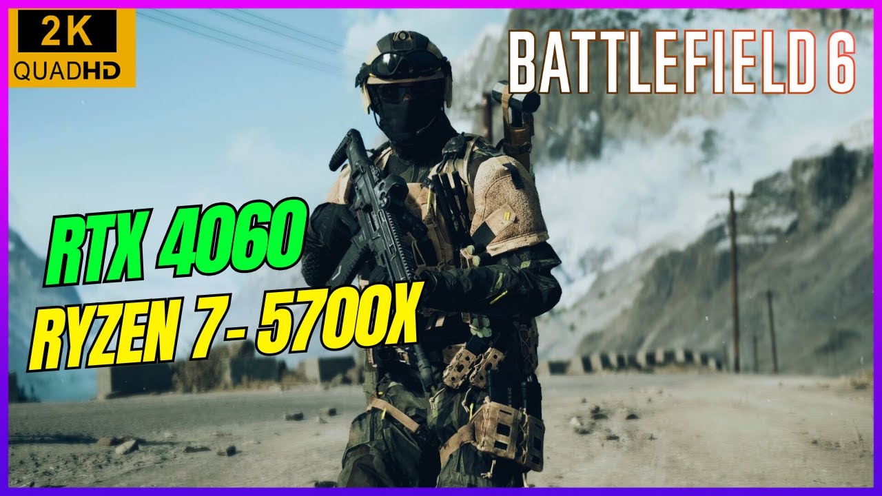 battlefield 6-BETA: RTX 4060 Atlas Shark | Ryzen 7 5700x / DL-DRS-1440p