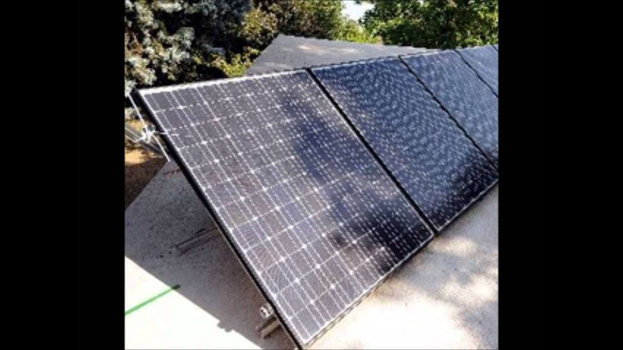 shadows on solar pv panels