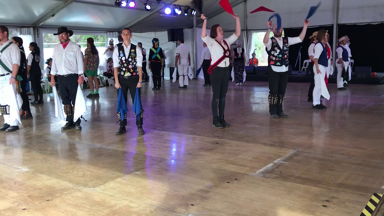 Princess Royal jig (various) - massed morris, 2019-04-21