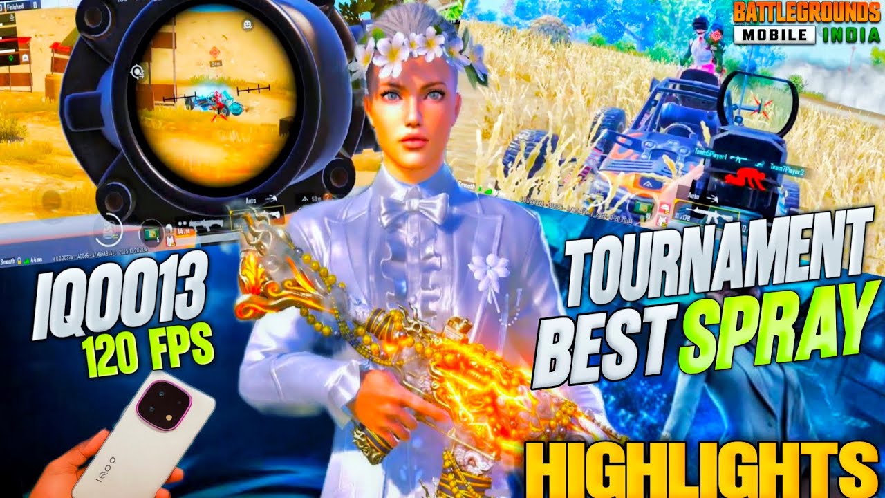 🔥 BEST TOURNAMENT SPRAY HIGHLIGHTS | iQOO 13 COMPETITIVE GAMEPLAY 💥 xZOROYT 🎯