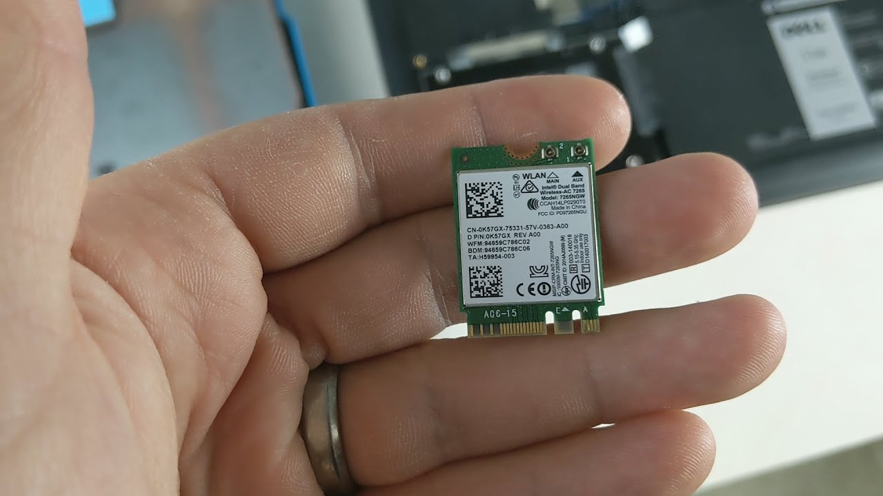 Dell Latitude E5550 Wifi Card Replacement