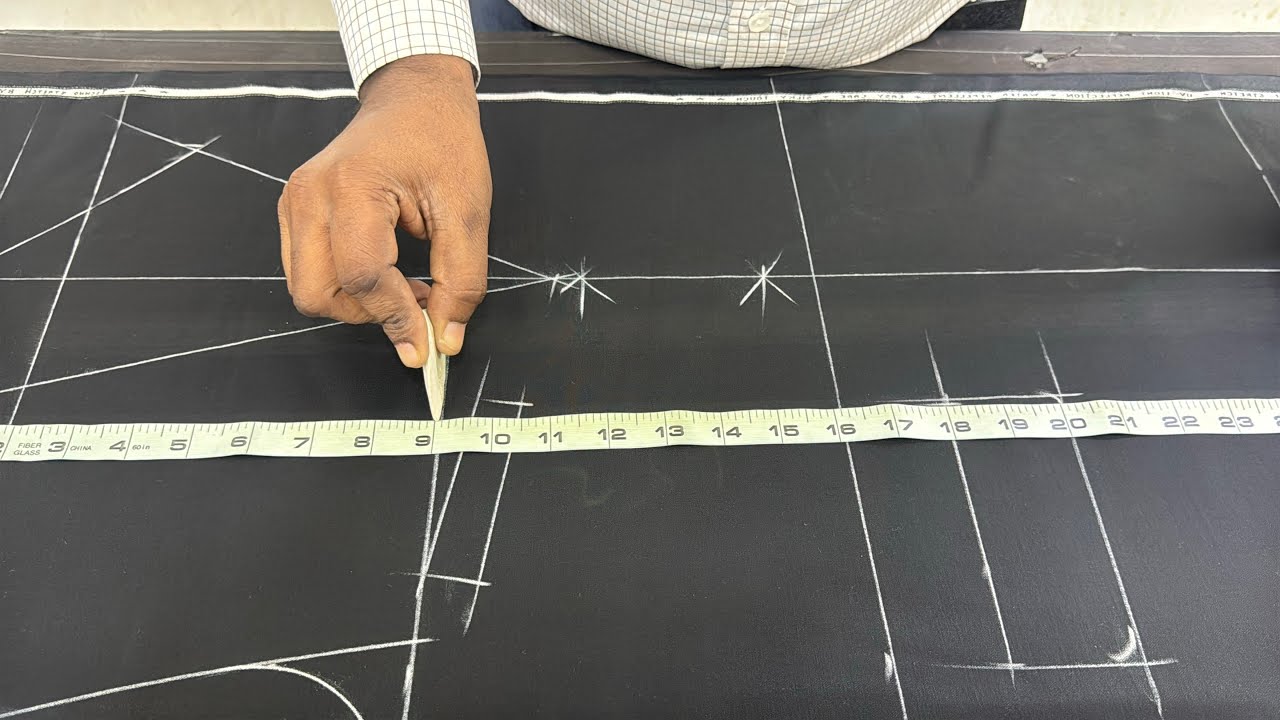 Jacket cutting and stitching / 