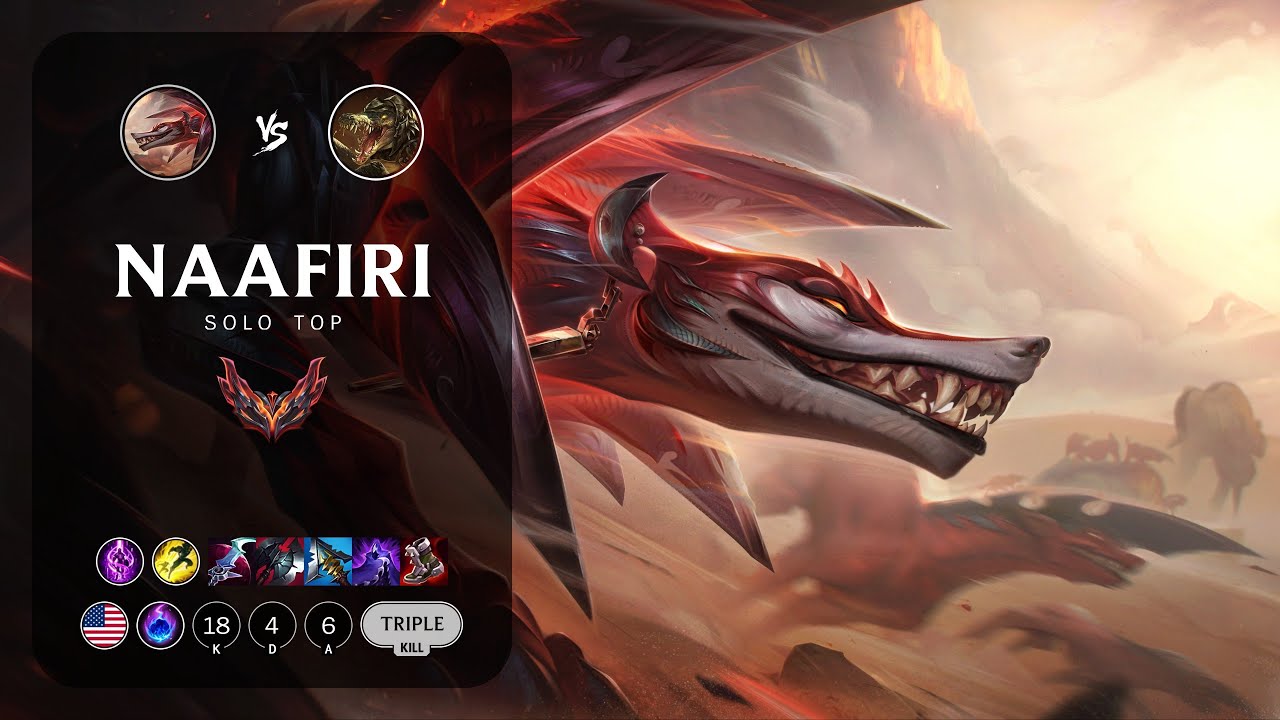 Naafiri Top vs Renekton - NA Grandmaster Patch 13.22