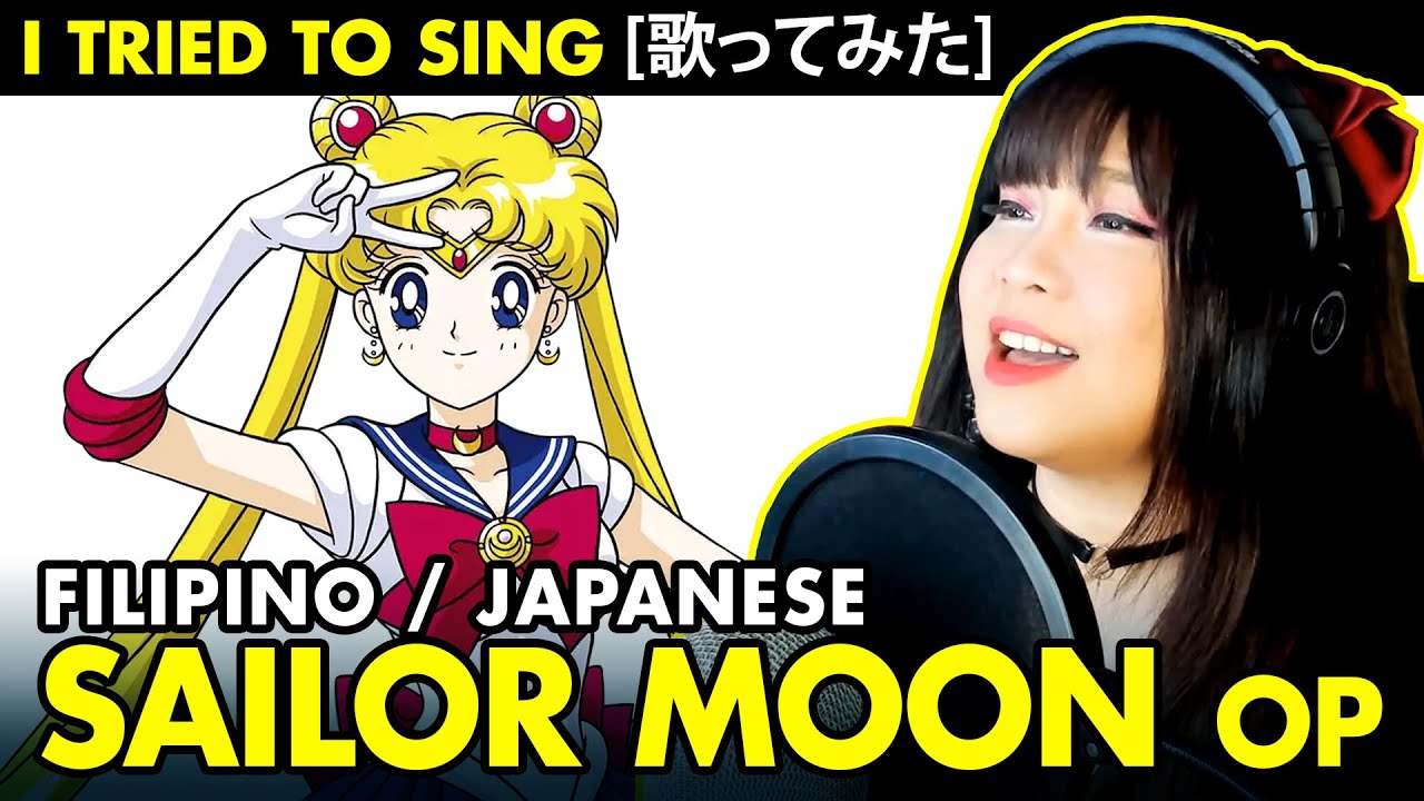 (Tagalog - Japanese) Sailor Moon OP / 美少女戦士セーラームーン - ムーンライト伝説 / Moonlight Densetsu cover lyrics ENG