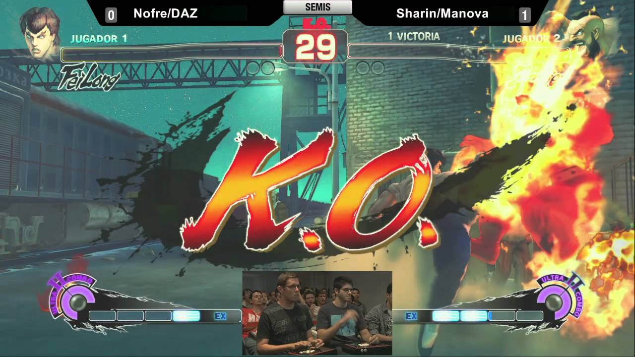 Nofre:DAZ vs Sharin:Juanmanova - Semifinal SSFIV 2vs2 - PRIDE LVP 2011