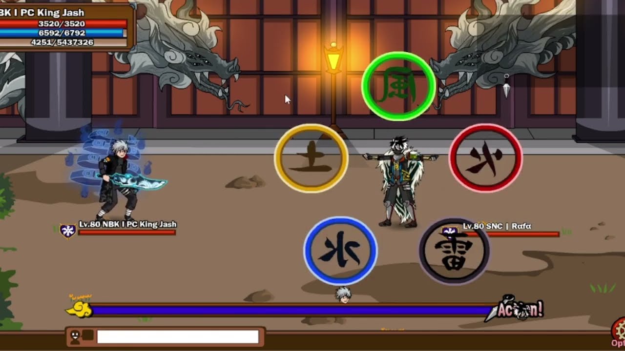 Ninja Legends - PVP Tournament Round 1 - Rafa VS King Jash