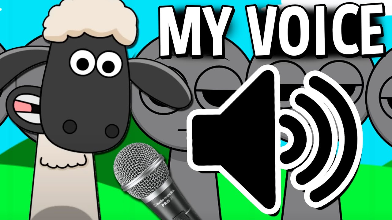 SPRUNKI SHAUN THE SHEEP BUT WITH MY VOICE 😂