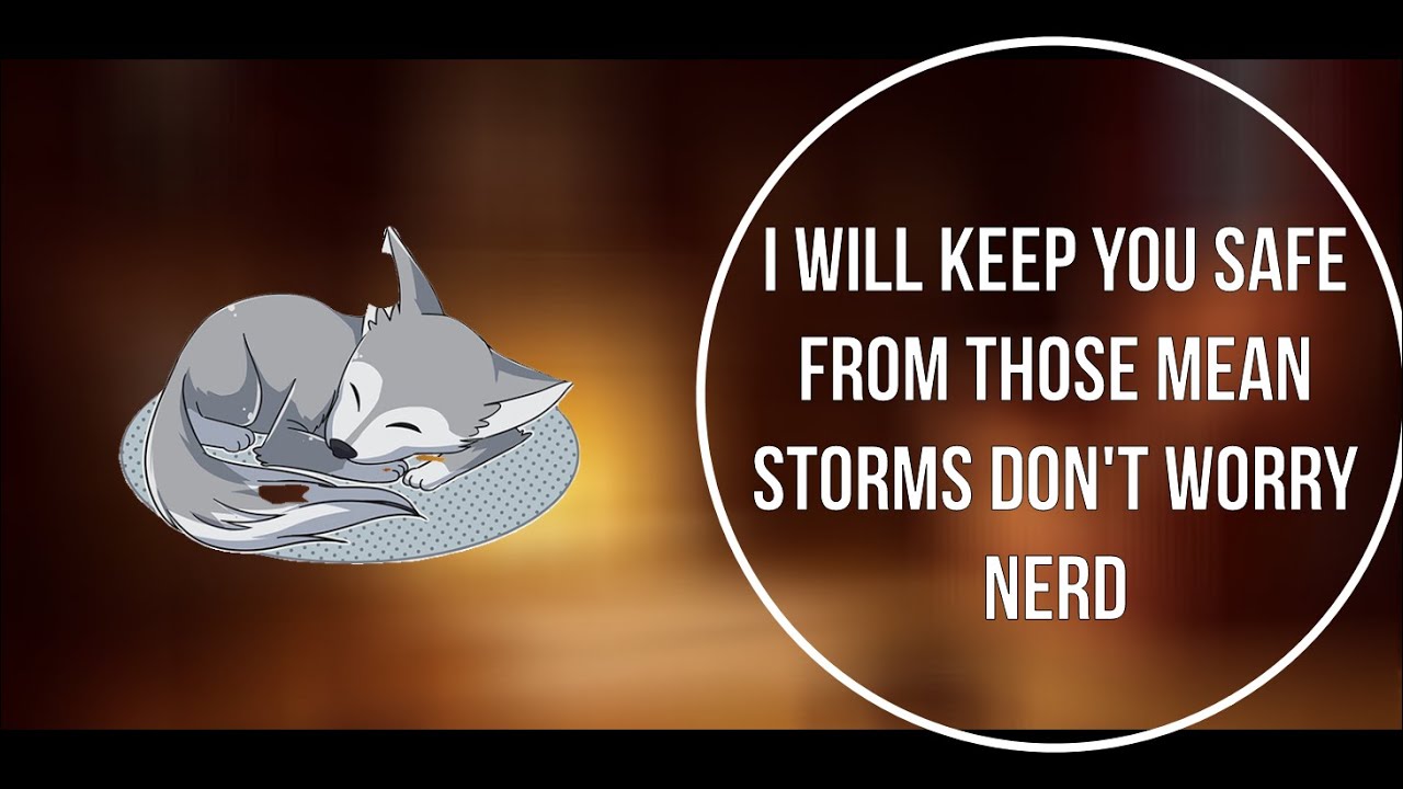 Your Bully Cuddles You To Sleep During A Storm (M4A) (ASMR) (Established Relationship) (SleepAid)
