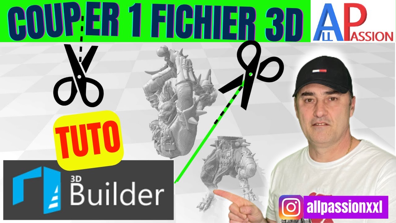 Comment couper un fichier STL simplement avec 3D builder