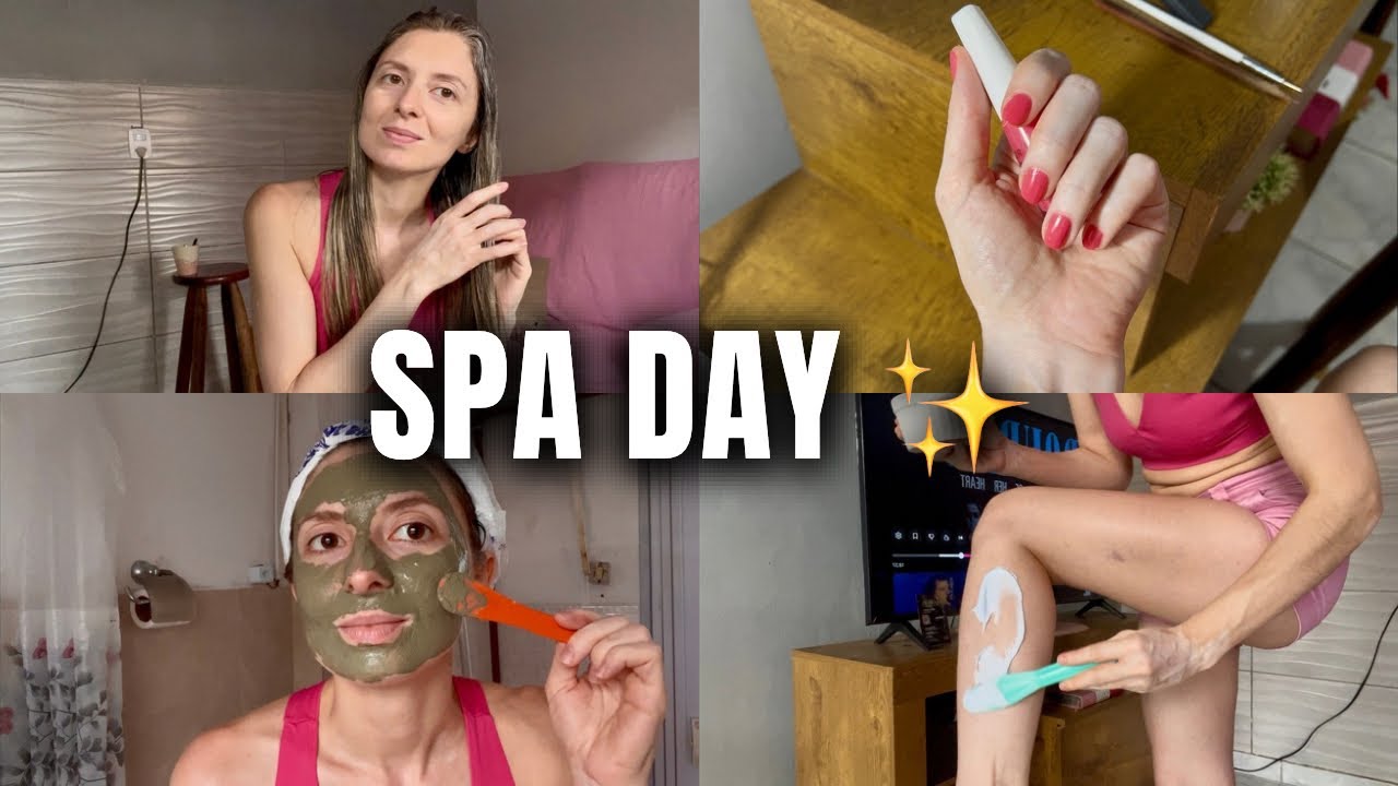 SPA DAY em casa: cabelos, pele e mais 💅🏼❤️