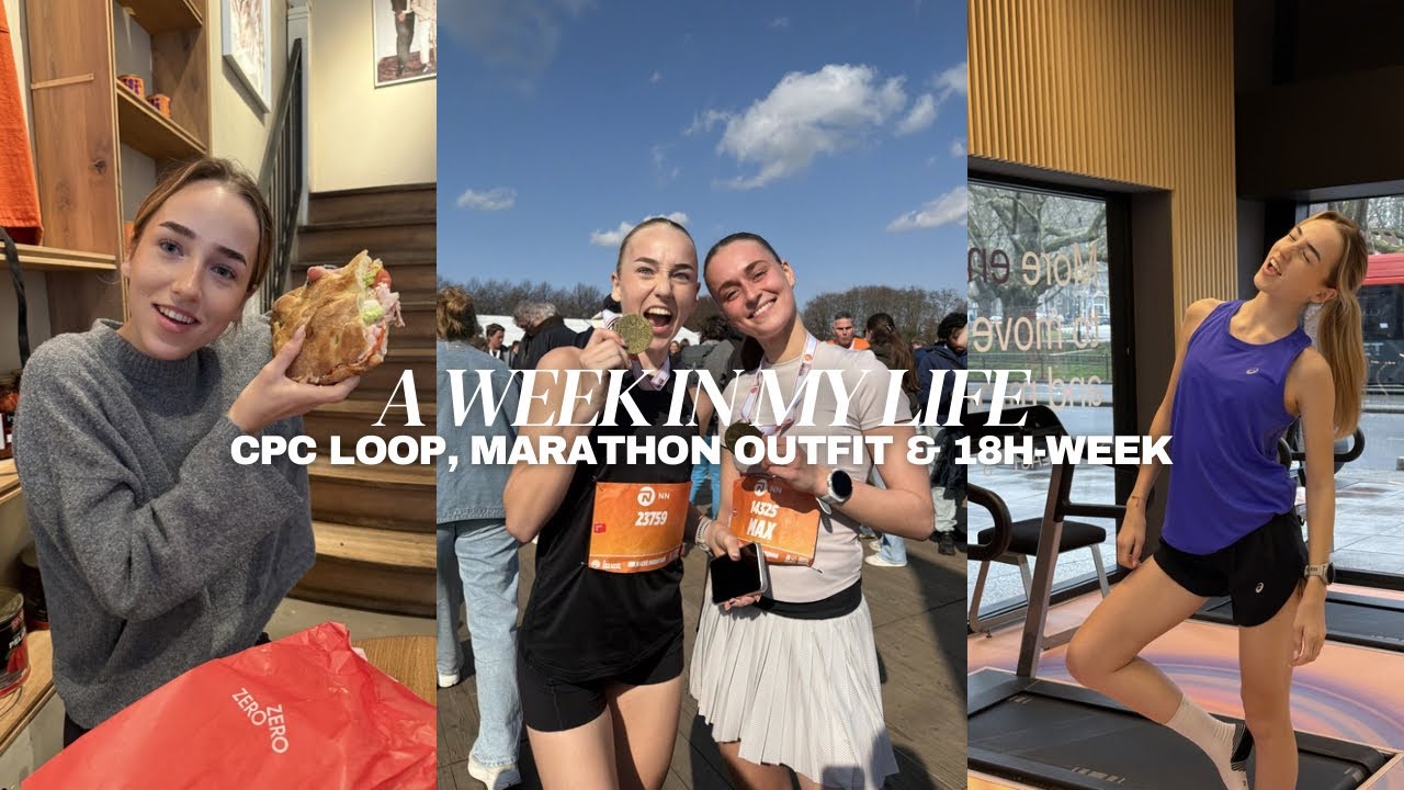 “BACK ON TRACK” & 18 UUR TRAININGSWEEK | CPC Loop, marathon outfit & voeding tracken (?!)