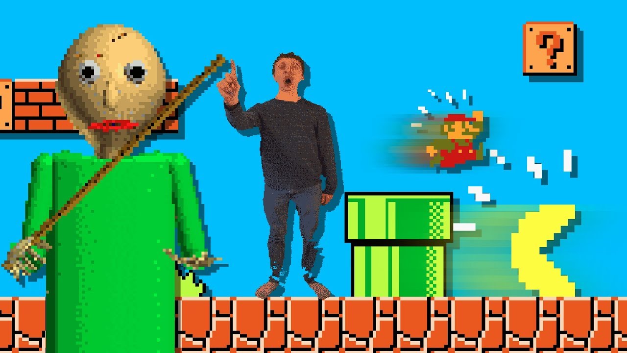 LOKMAN: BALDI vs Pacman and Super Mario Bros