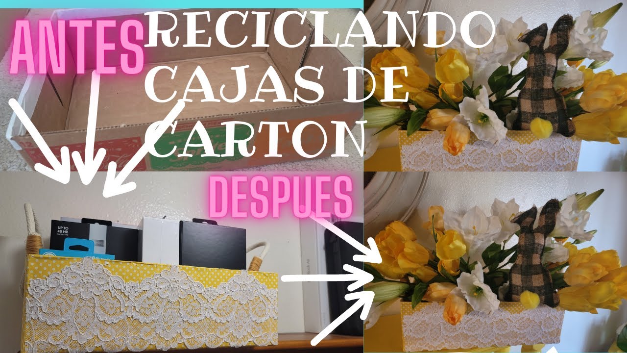 Haslo tu misma (Otra manera de reciclar cajas )