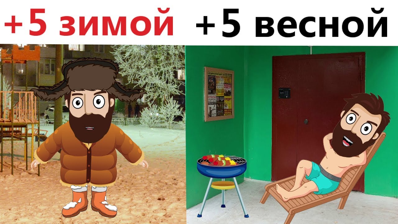 Приколы! ХОЗЯИН СОШЕЛ С УМА! 😱 Хозяин ЧУДИТ при +5 ЗИМОЙ и +5 ВЕСНОЙ! Смешные видео с Доми шоу!