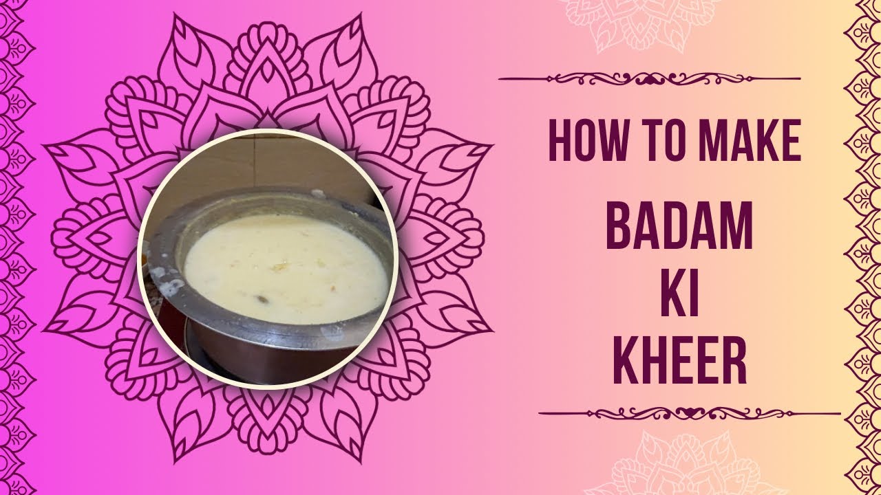 Badam Ki kheer Recipe |Hyderabadi Dawat Style Kheer Recipe | @Fahaandnishvlogs #kheer #recipe #food 