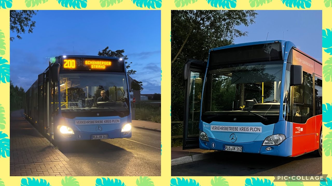 VKP Verkehrsbetriebe Kreis Plön GmbH Wagen 162 MB O530G C2 Baujahr 2016 Mitfahrt Linie 200 - Top Ton