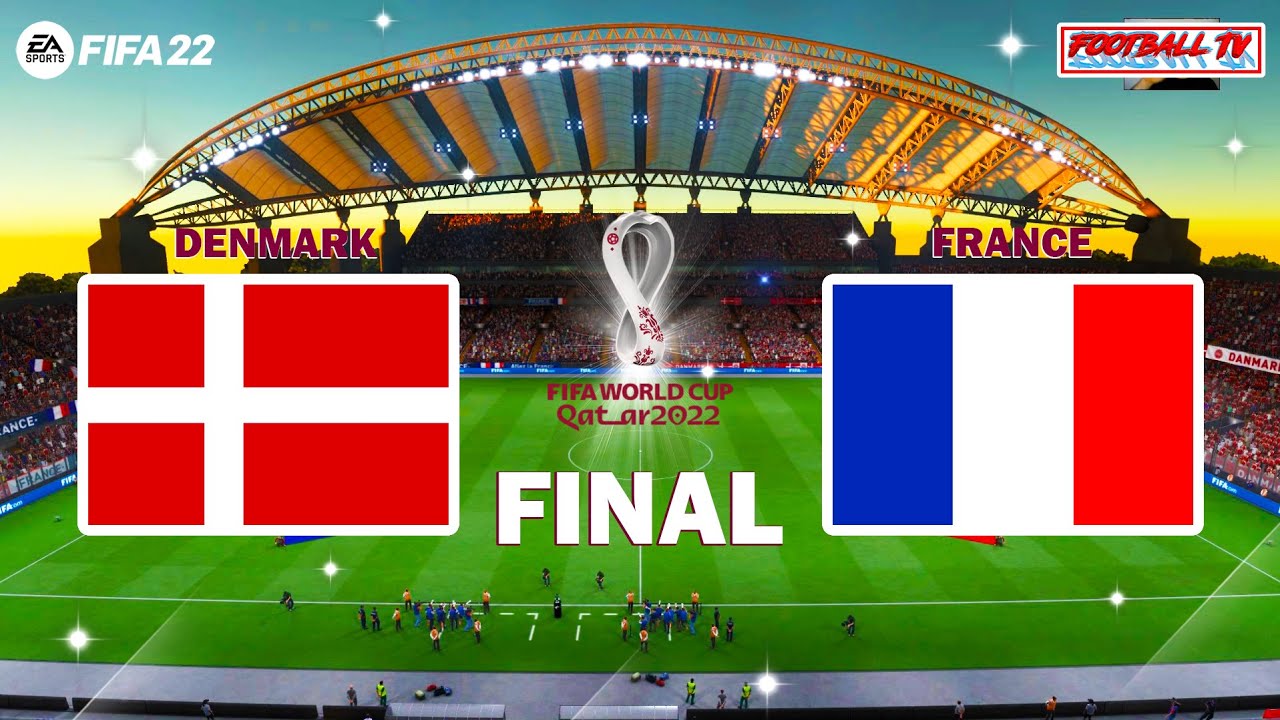 FIFA 22 | DENMARK vs FRANCE | Final FIFA World Cup 2022 | Gameplay PC