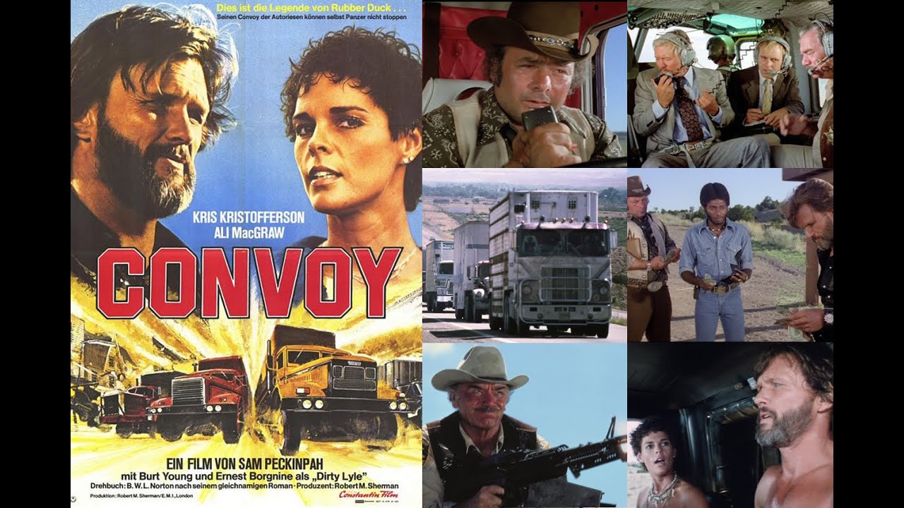Конвой / Резиновый утенок (1978) Кинофильм приключения боевик