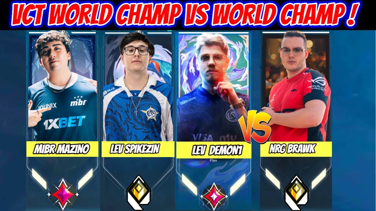 When VCT 2023 Champ Demon1 Faced  VCT 2025 Champ NRG Brawk With New MiBR Mazino & New LEV Spikezin