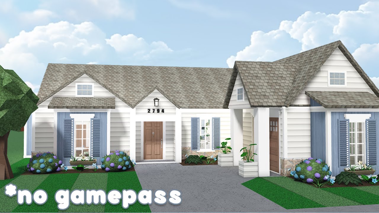 Без геймпасса Roleplay Starter House 75k | ROBLOX Bloxburg