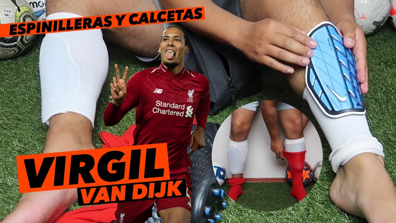 VIRGIL VAN DIJK | ESPINILLERAS Y CALCETAS | JUEGA COMO PROFESIONAL