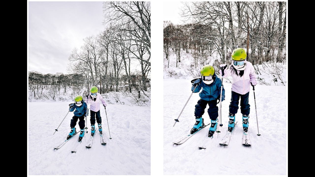 Aira & Maxe’s First Skiing Adventure in Japan