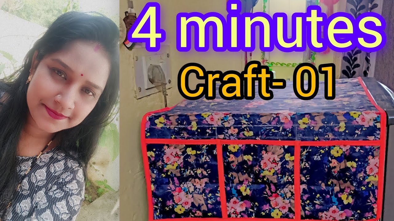 DIY fridge cover 🎉फ्रिज कव्हर बनवा अगदी काही क्षणात🤷