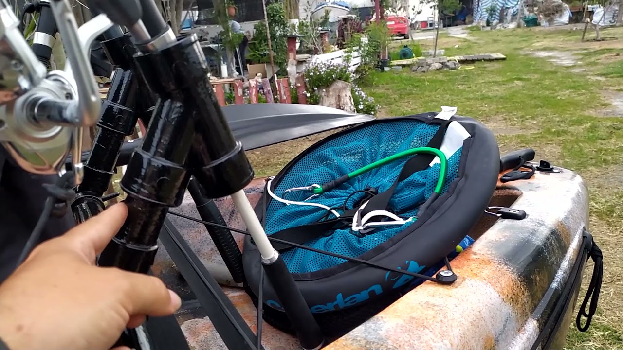 Cañero y soporte de GoPro MUY BARATO para KaYaK !!Todo por 6€!!  Asi quedo en mi BARRACUDA Pro