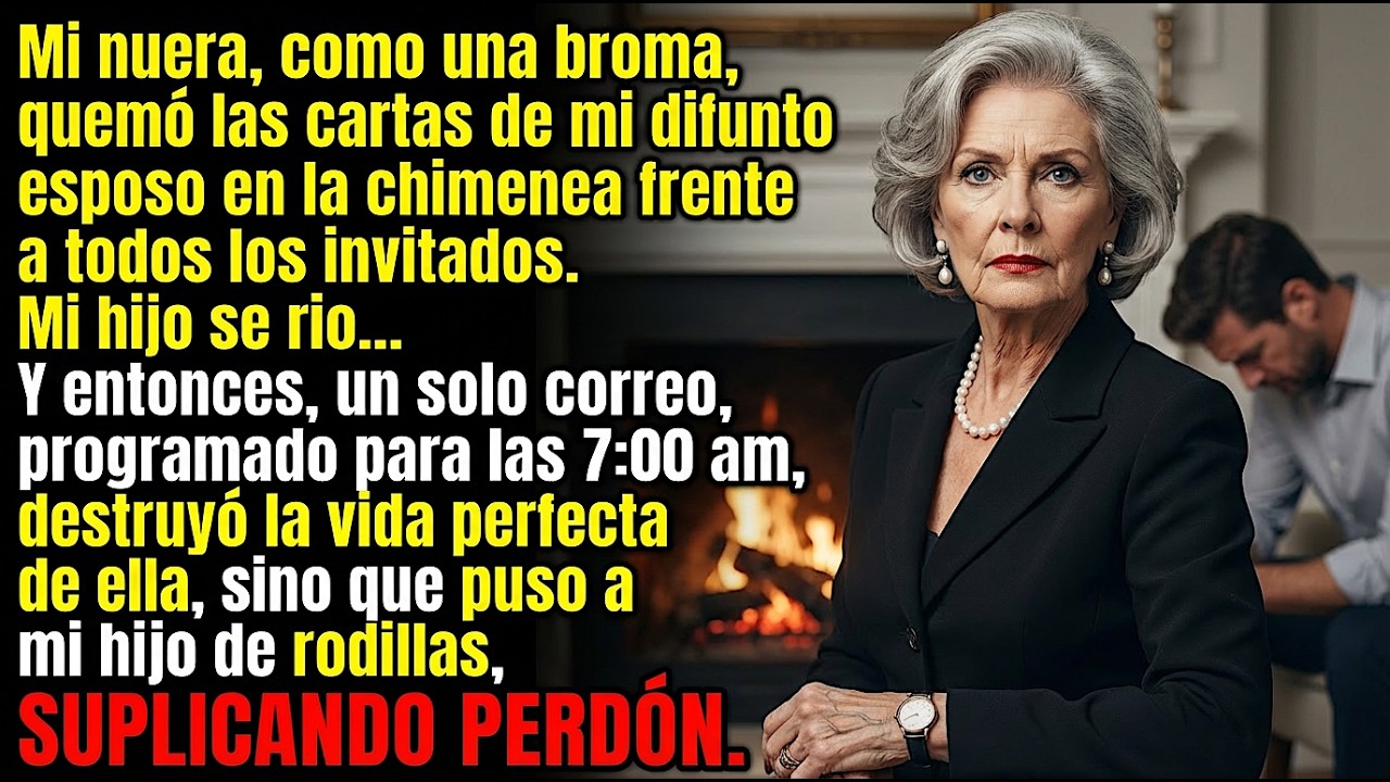 La Nuera Quemó las Cartas de Mi Marido. Mi Hijo se RIÓ... Pero Lo Que Pasó a La Mañana Siguiente...