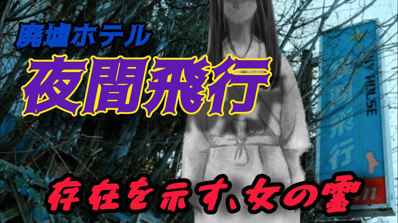 【心霊】ホテル　夜間飛行〜女性の霊との交信に挑む〜